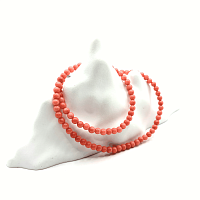 Чокер ДИНОСА с кораллом