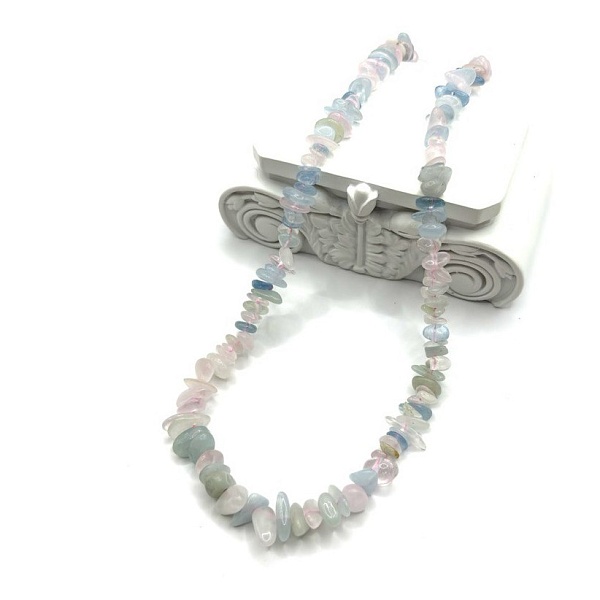 Бусы ДИНОСА с морганитом