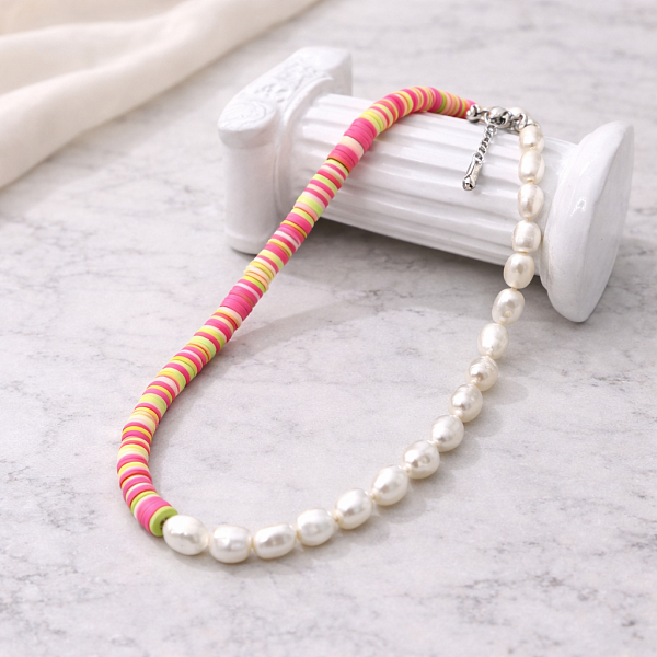 Колье ДИНОСА с речным жемчугом