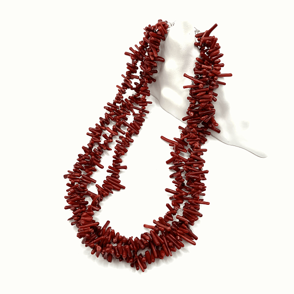 Бусы ДИНОСА с кораллом