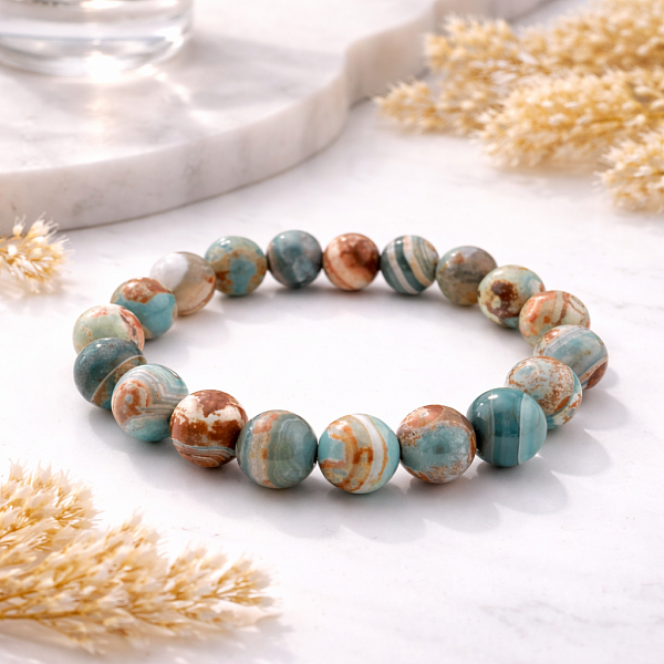 Браслет ДИНОСА с агатом