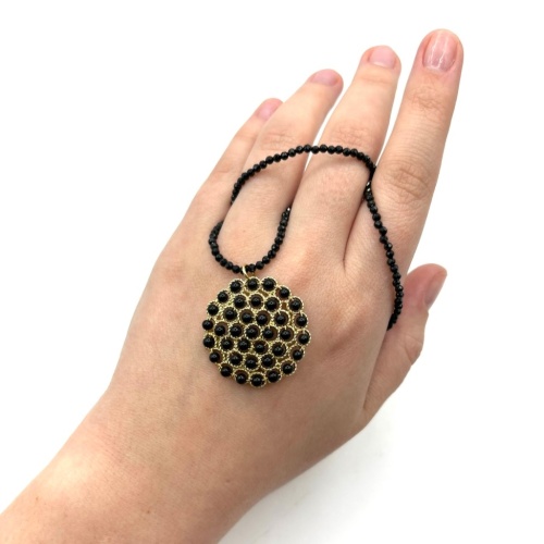 Колье ДИНОСА с агатом и шпинелью фото 3