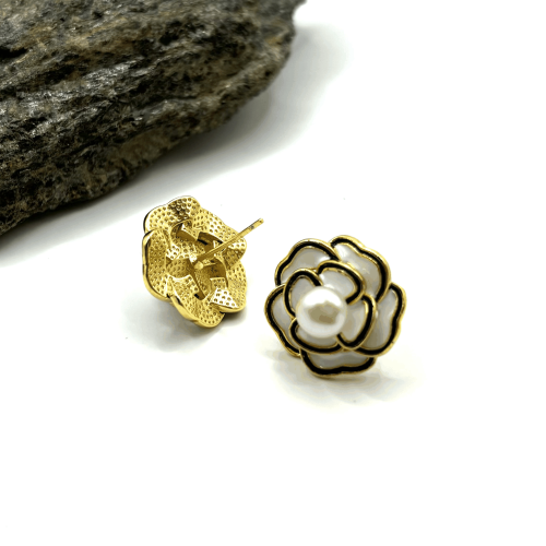 Серьги ДИНОСА с речным жемчугом —  фото 2