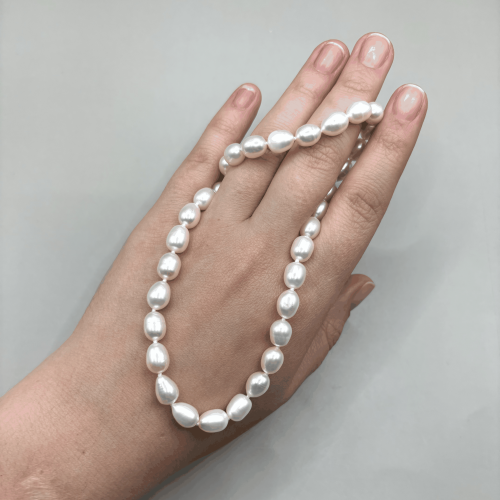 Бусы ДИНОСА с речным жемчугом фото 3