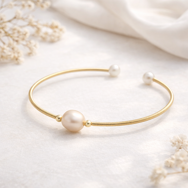 Браслет Диноса Коллекция "Жемчуг в золоте" №20