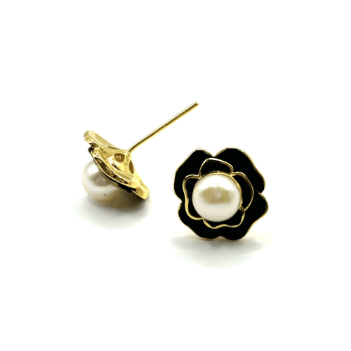 Серьги ДИНОСА с речным жемчугом —  фото 2