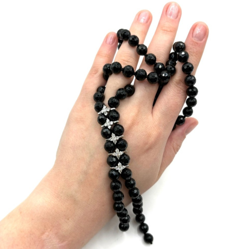 Бусы-галстук ДИНОСА с перламутром фото 3