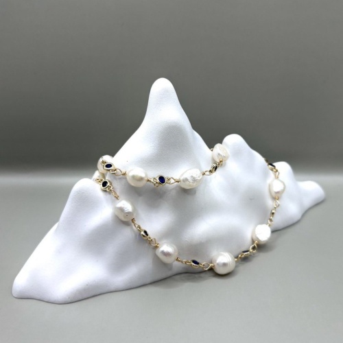 Колье ДИНОСА с речным жемчугом фото 2