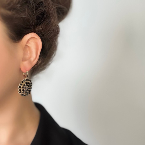 Серьги ДИНОСА с агатом —  фото 4