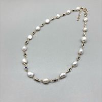 Колье ДИНОСА с речным жемчугом