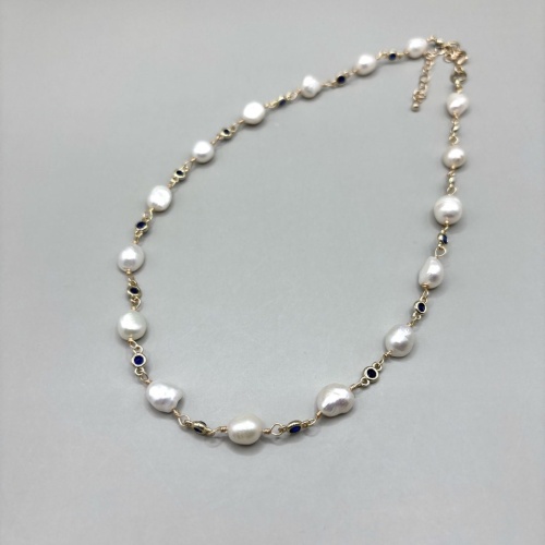 Колье ДИНОСА с речным жемчугом