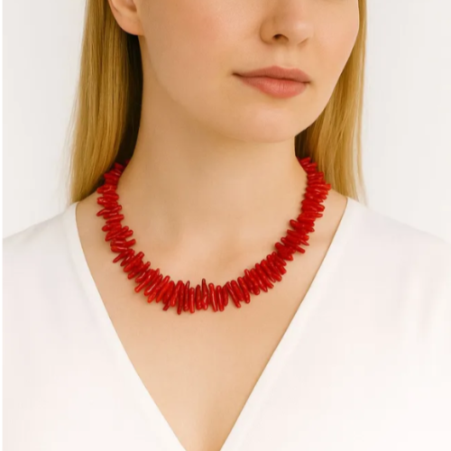 Бусы ДИНОСА с игольчатым кораллом фото 4