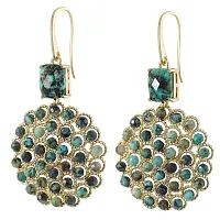 Серьги ДИНОСА с бирюзой