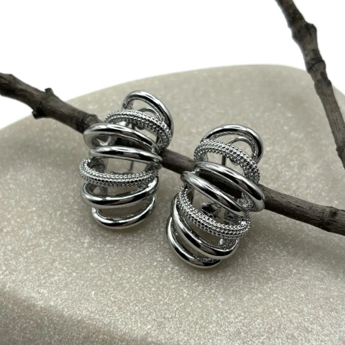 Серьги на итальянском замке — 