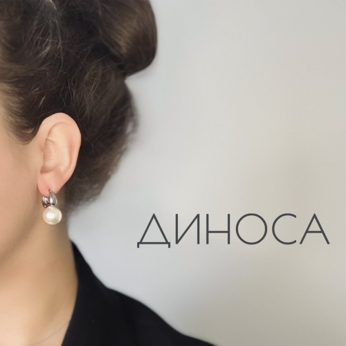 Серьги ДИНОСА с жемчугом Майорка —  фото 4