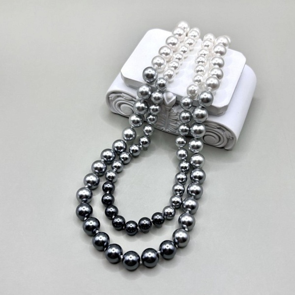 Бусы ДИНОСА с перламутром