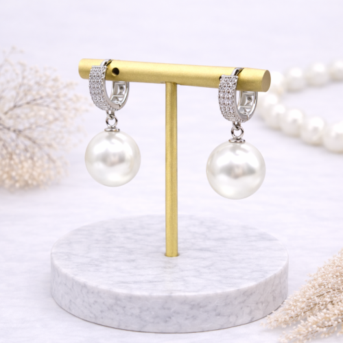 Серьги ДИНОСА с ракушкой — 