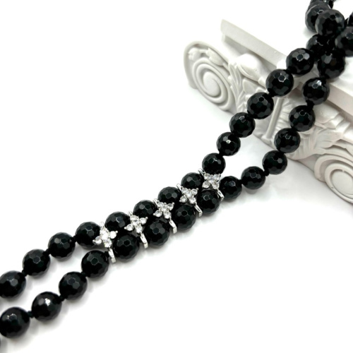 Бусы-галстук ДИНОСА с перламутром фото 2