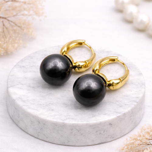 Серьги ДИНОСА с жемчугом Майорка — 