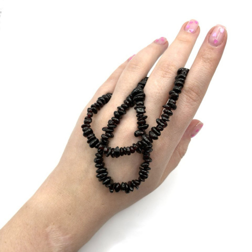 Бусы ДИНОСА с гранатом фото 4