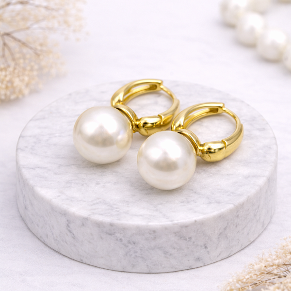 Серьги ДИНОСА с жемчугом Майорка