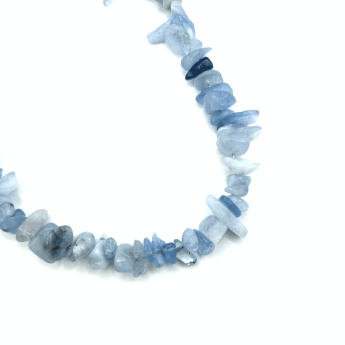 Бусы ДИНОСА с аквамарином фото 2