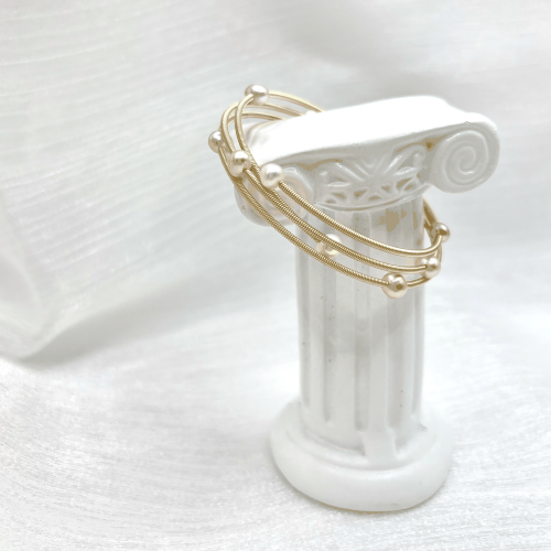 Браслет Диноса Коллекция "Жемчуг в золоте" №5 —  фото 2