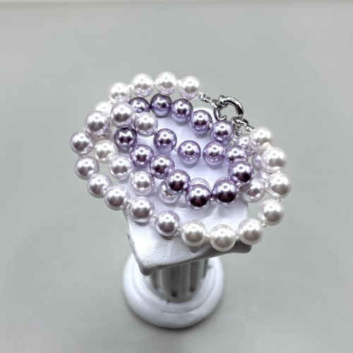 Бусы ДИНОСА с перламутром