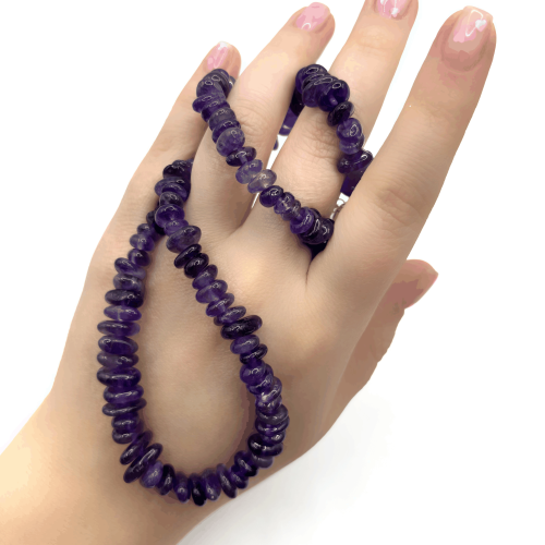 Бусы ДИНОСА с аметистом фото 4