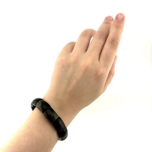 Браслет ДИНОСА с золотистым обсидианом —  фото 3