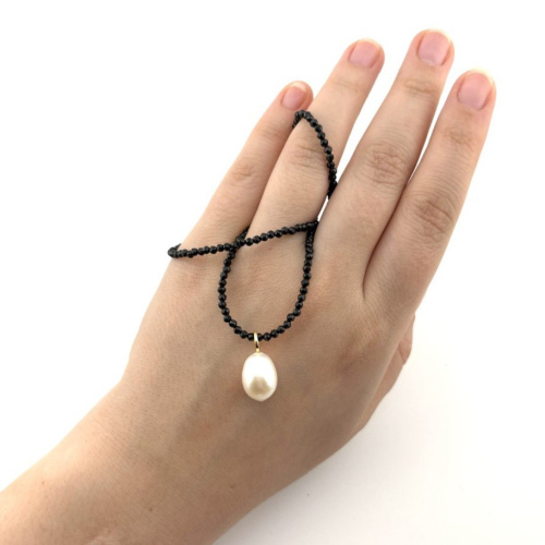 Колье ДИНОСА со шпинелью и речным жемчугом фото 3