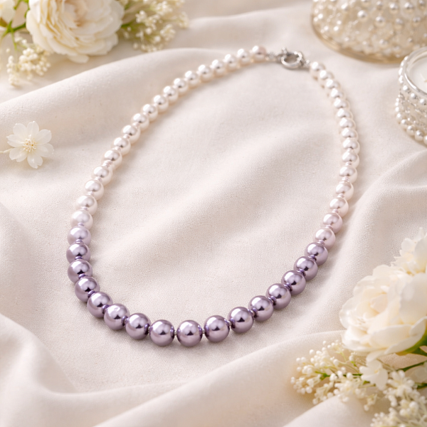 Бусы ДИНОСА с перламутром