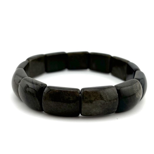 Браслет ДИНОСА с золотистым обсидианом