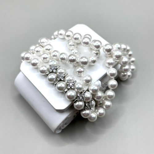 Бусы-галстук ДИНОСА с перламутром фото 2