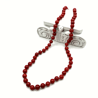 Бусы ДИНОСА с кораллом