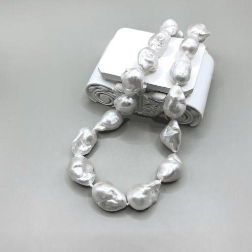 Бусы ДИНОСА с речным барочным жемчугом