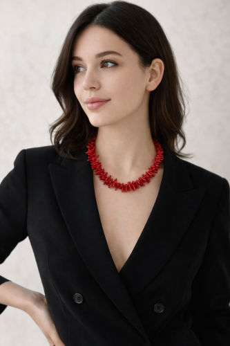 Бусы ДИНОСА с игольчатым кораллом фото 5