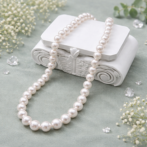 Бусы ДИНОСА с речным жемчугом