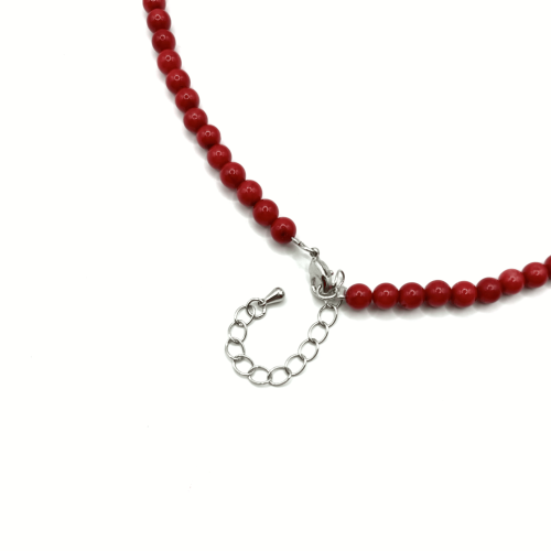 Бусы ДИНОСА с кораллом фото 3