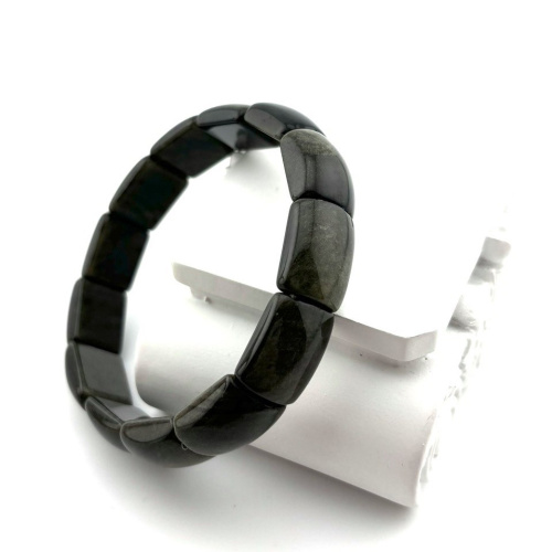 Браслет ДИНОСА с золотистым обсидианом —  фото 2