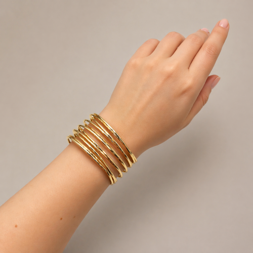 Жесткий широкий браслет —  фото 3