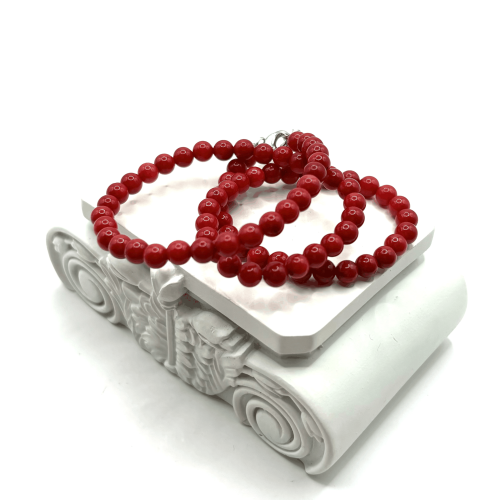 Бусы ДИНОСА с кораллом фото 2