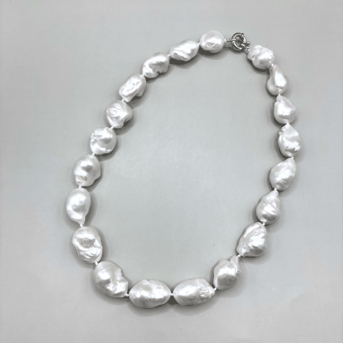 Бусы ДИНОСА с речным барочным жемчугом фото 2