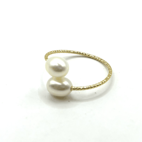 Кольцо ДИНОСА с речным жемчугом фото 2