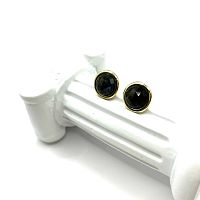 Серьги пусеты ДИНОСА с лабрадоритом