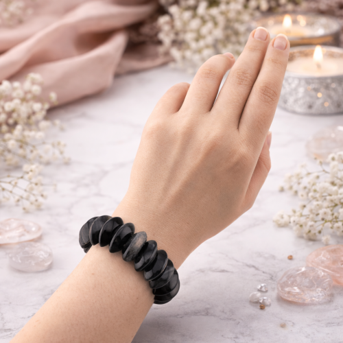 Браслет ДИНОСА с обсидианом —  фото 3