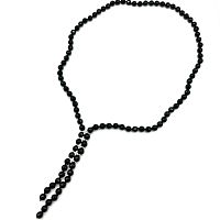 Бусы-галстук ДИНОСА с перламутром