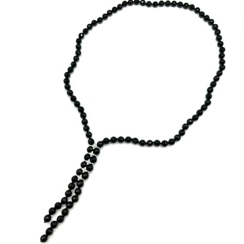 Бусы-галстук ДИНОСА с перламутром