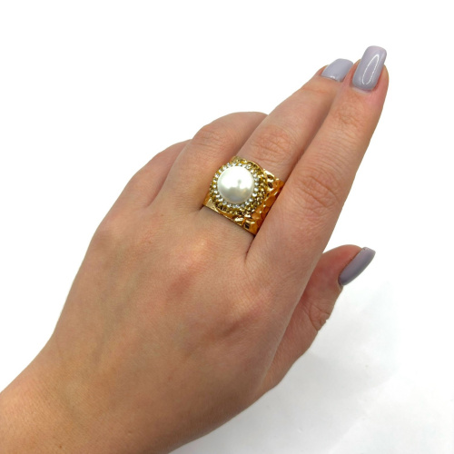 Кольцо ДИНОСА с ракушкой фото 4