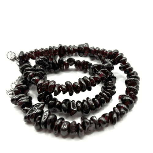 Бусы ДИНОСА с гранатом фото 2